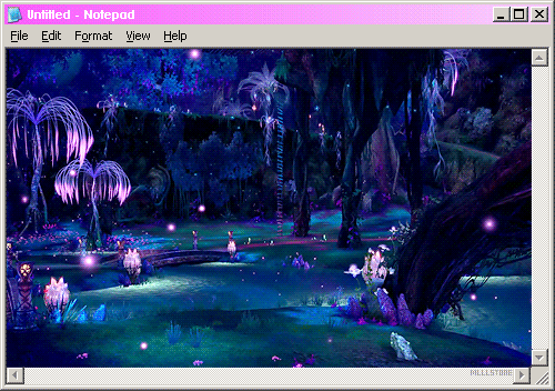 a popup of a magical forest scene
